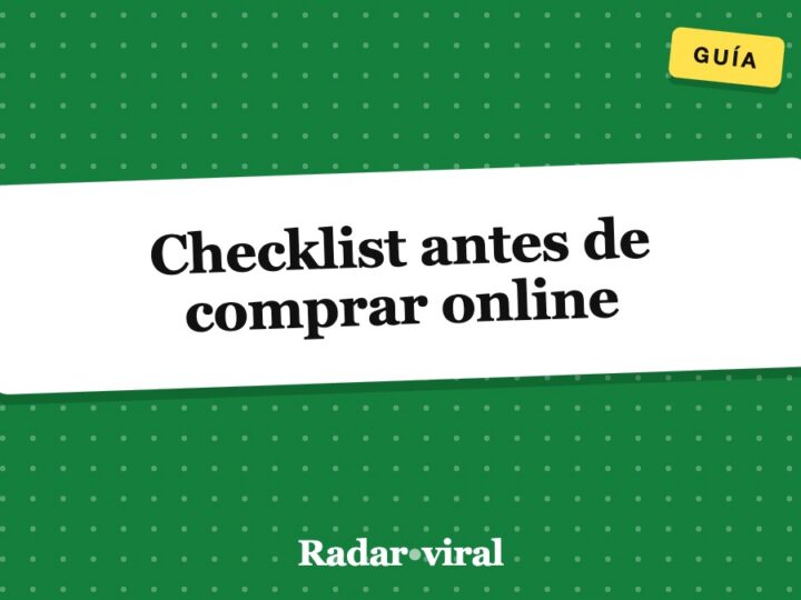 Checklist antes de comprar online
