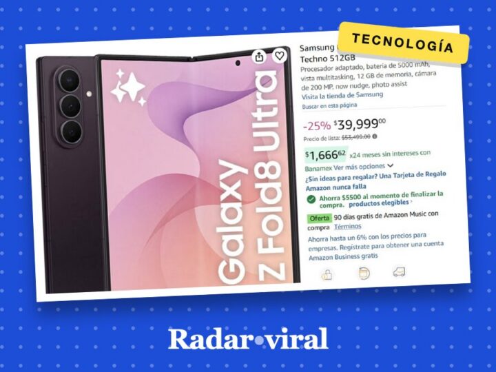 El plegable violeta que convierte tu teléfono en mini laptop — ahora con cupón