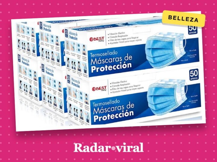 El paquete grande de cubrebocas que aparece rebajado en Amazon