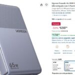 Ugreen nexode air 65w con 3 puertos
