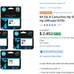 Kit De 4 Cartuchos Hp 938 Para Hp Officejet 9730