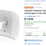 Ubiquiti Litebeam 5ac Gen2 Lbe5acgen2 Color Blanco
