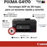 Impresora Canon G4170, Copiadora Multifuncional