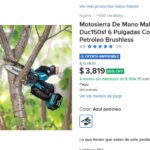 Descubre la poderosa moto sierra manual makita